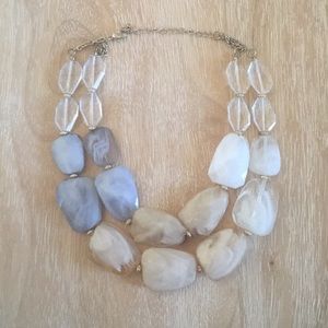 SOLD Neutral Statement Necklace